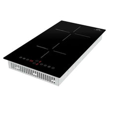 Forno Parco 12-Inch Induction Cooktop, 2 Zones, 3600W, Touch Control, 9 Power Levels & Booster Function - FCTIN0583-12 - The Home Selection