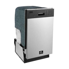 FORNO Polo 18-Inch Built-In Dishwasher - Compact Efficiency with Advanced Features - FDWBI8041-18 - The Home Selection