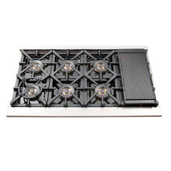 FORNO Premium 2-Piece Kitchen Bundle - Capriasca 48" Stainless Steel Range, Rizzuto 60" W. Dual Combo Convertible Refrigerator - FBDL-019-04CAUS - The Home Selection