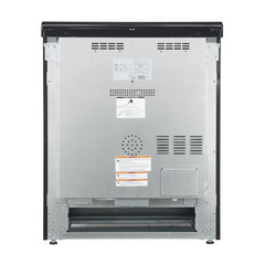 FORNO Premium 2-Piece Kitchen Bundle - Leonardo Espresso 30" Black Range, 30" Black Range Hood - FBDL-002-02US - The Home Selection