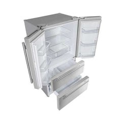 FORNO Premium 3-Piece Kitchen Bundle - Galiano 36" Dual Fuel Range, 36" Built-In Refrigerator, 24" Built-In Dishwasher - FBDL-004-02CAUS - The Home Selection