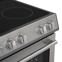 FORNO Premium 4-Piece Kitchen Bundle - 30" Electric Range, 30" Range Hood, 31" French Door Refrigerator, 24" Built-In Dishwasher, Stainless Steel - FBDL-010-01US - The Home Selection