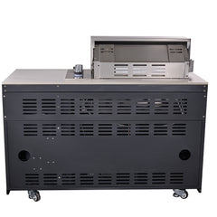 Forno Rimini Outdoor Kitchen: 30" BBQ 62,600 BTU, 4.8 cu.ft. Refrigerators, White Countertops - FODKT2575WHT - The Home Selection