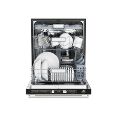 Forno Romano Espresso 24 in. Built-In Tall Tub, Top Control, Black Dishwasher, 52 dBA, ENERGY STAR - FDWBI8035-24BLK - The Home Selection