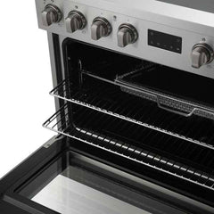 Forno Torino 36 Inch Induction Range with True Convection and Air Fry - FFSIN0936-36 - The Home Selection