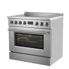 Forno Torino 36 Inch Induction Range with True Convection and Air Fry - FFSIN0936-36 - The Home Selection