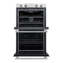 Forno Vomero Double Wall Oven in Stainless-Steel, 10 cu.ft. 7100 Watts Convection Oven with Mechanical Control - FBOEL1324-30 - The Home Selection