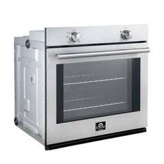 Forno Vomero Wall Oven in Stainless-Steel, 5 cu.ft. 3550 Watts Convection Oven with Mechanical Control - FBOEL1370-30 - The Home Selection