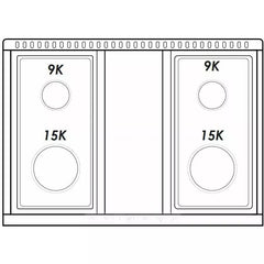 Forte 30" Freestanding All Gas Range - 4 Sealed Italian Made Burners, 3.53 cu. ft. Oven, Easy Glide Oven Racks - in Stainless Steel And Stainless Steel Knob (FGR304BSS)
