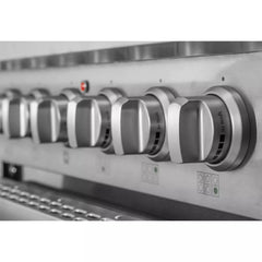 Forte 36" Freestanding All Gas Range - 6 Sealed Italian Made Burners, 4.5 cu. ft. Oven, Easy Glide Oven Racks - in Stainless Steel And Stainless Steel Knob (FGR366BSS)