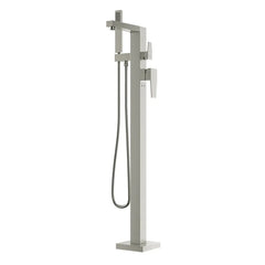 Fortis Abruzzo Floor-Mounted Tub Filler with Integrated Diverter - Includes Hand Shower - 941360C - The Home Selection