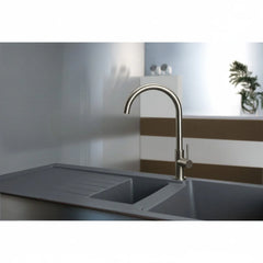 Fortis APOLLO High Arc Single Handle Bar Faucet - 7849200BN - The Home Selection