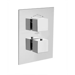 Fortis Half Inch Thermostatic Valve Trim with Diverter and Volume Control - 84691SQ - The Home Selection