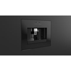 Fulgor Milano 24" Built-In Fully Automatic Coffee Machine, Black Glass - F7BC24B1 - The Home Selection