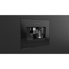 Fulgor Milano 24" Built-In Fully Automatic Coffee Machine, Black Glass - F7BC24B1 - The Home Selection