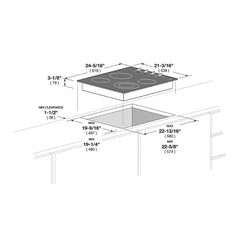 Fulgor Milano 24" RADIANT ELECTRIC COOKTOP WITH KNOBS - F3RK24S2 - The Home Selection
