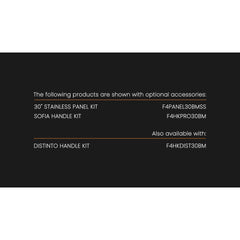 Fulgor Milano 30” Built-In Overlay Refrigerator – Seamless Design Integration - FM4BM30IFBI - The Home Selection