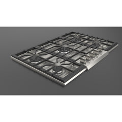 Fulgor Milano 30" Pro-Style Natural Gas Cooktop with 1 Central Dual Burner - F4PGK305S1 - The Home Selection