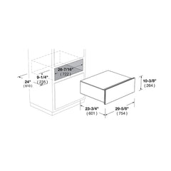 Fulgor Milano 30" Warming Drawer with 2.1 Cu. Ft. Large Capacity, Stainless Steel - F7DWD30S1 - The Home Selection