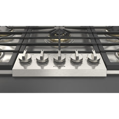 Fulgor Milano 36" Pro-Style Natural Gas Cooktop with 1 Solid Brass Dual-Flame Burner - F6PGK365S1 - The Home Selection