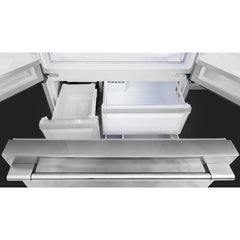 Fulgor Milano 36” Stainless Steel French Door Refrigerator with Bottom Freezer - FM4FBM36SS - The Home Selection