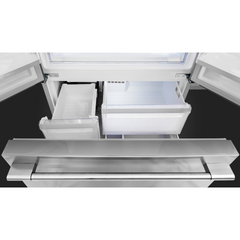Fulgor Milano 36” Stainless Steel French Door Refrigerator with Bottom Freezer - FM4FBM36SS - The Home Selection