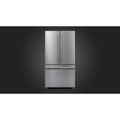 Fulgor Milano 36” Stainless Steel French Door Refrigerator with Bottom Freezer - FM4FBM36SS - The Home Selection