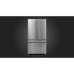 Fulgor Milano 36” Stainless Steel French Door Refrigerator with Bottom Freezer - FM4FBM36SS - The Home Selection