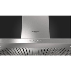 Fulgor Milano 36" Wall Mount Chimney Range Hood with 4 Fan Speeds, Stainless Steel - F4CW36S1 - The Home Selection