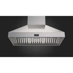 Fulgor Milano 48" Wall Mount Range Hood with 3-Speeds, 1000 CFM Blower Stainless Steel - F6PC48DS1 - The Home Selection
