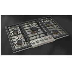 Fulgor Milano Cooktop, 30 inch Exterior Width, Gas, 5 Burners, Stainless Steel colour - F6PGK305S2 - The Home Selection