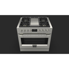 Fulgor Milano - Sofia 36” Pro All-Gas Range with Griddle - F6PGR364GS2 - The Home Selection