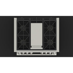 Fulgor Milano - Sofia 36” Pro All-Gas Range with Griddle - F6PGR364GS2 - The Home Selection