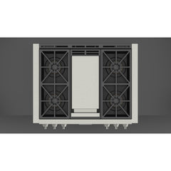 Fulgor Milano Sofia 36" Pro Gas Rangetop with Griddle - F6GRT364GS1 - The Home Selection