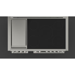 Fulgor Milano Sofia 48” Pro Induction Range with Griddle - F6PIR485GS1 - The Home Selection