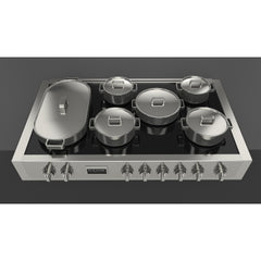 Fulgor Milano - SOFIA 48” PRO INDUCTION RANGETOP - ALL GLASS - F6IRT487S1 - The Home Selection