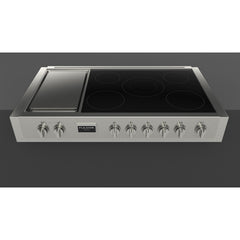 Fulgor Milano - SOFIA 48” PRO INDUCTION RANGETOP WITH GRIDDLE - F6IRT485GS1 - The Home Selection