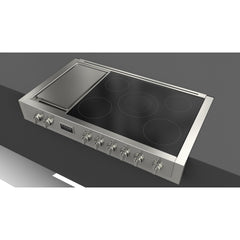 Fulgor Milano - SOFIA 48” PRO INDUCTION RANGETOP WITH GRIDDLE - F6IRT485GS1 - The Home Selection