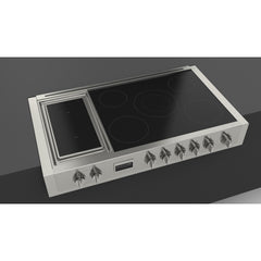 Fulgor Milano - SOFIA 48” PRO INDUCTION RANGETOP WITH GRIDDLE - F6IRT485GS1 - The Home Selection