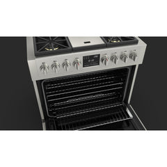 Fulgor Milano - Sofia Pro 36” Dual Fuel Range with Griddle - F6PDF364GS1 - The Home Selection