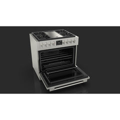 Fulgor Milano - Sofia Pro 36” Dual Fuel Range with Griddle - F6PDF364GS1 - The Home Selection