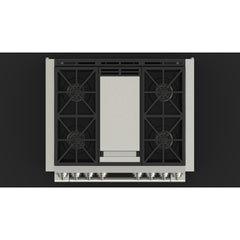 Fulgor Milano - Sofia Pro 36” Dual Fuel Range with Griddle - F6PDF364GS1 - The Home Selection