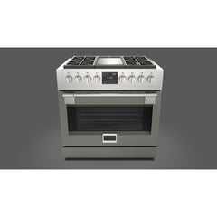 Fulgor Milano - Sofia Pro 36” Dual Fuel Range with Griddle - F6PDF364GS1 - The Home Selection