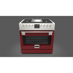 Fulgor Milano - Sofia Pro 36” Dual Fuel Range with Griddle - F6PDF364GS1 - The Home Selection