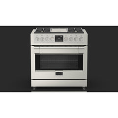 Fulgor Milano - Sofia Pro 36” Dual Fuel Range with Griddle - F6PDF364GS1 - The Home Selection