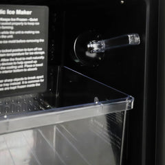 Sapphire Series 3, 15"W, Crescent Cube, Indoor-Outdoor, Panel Ready, Stainless Steel Door, Countertop, Commercial Ice Maker - SCIMCTSS