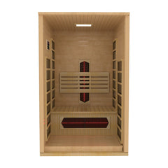 Golden Design 2 Person Dynamic "Gracia" Infrared Sauna Full Spectrum with Canadian Hemlock - DYN-6119-03 FS - The Home Selection