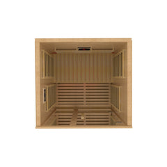Golden Design 2 Person Dynamic "Gracia" Infrared Sauna Full Spectrum with Canadian Hemlock - DYN-6119-03 FS - The Home Selection