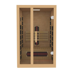 Golden Design 2 Person Dynamic "Gracia" Infrared Sauna Full Spectrum with Canadian Hemlock - DYN-6119-03 FS - The Home Selection