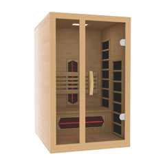 Golden Design 2 Person Dynamic "Gracia" Infrared Sauna Full Spectrum with Canadian Hemlock - DYN-6119-03 FS - The Home Selection